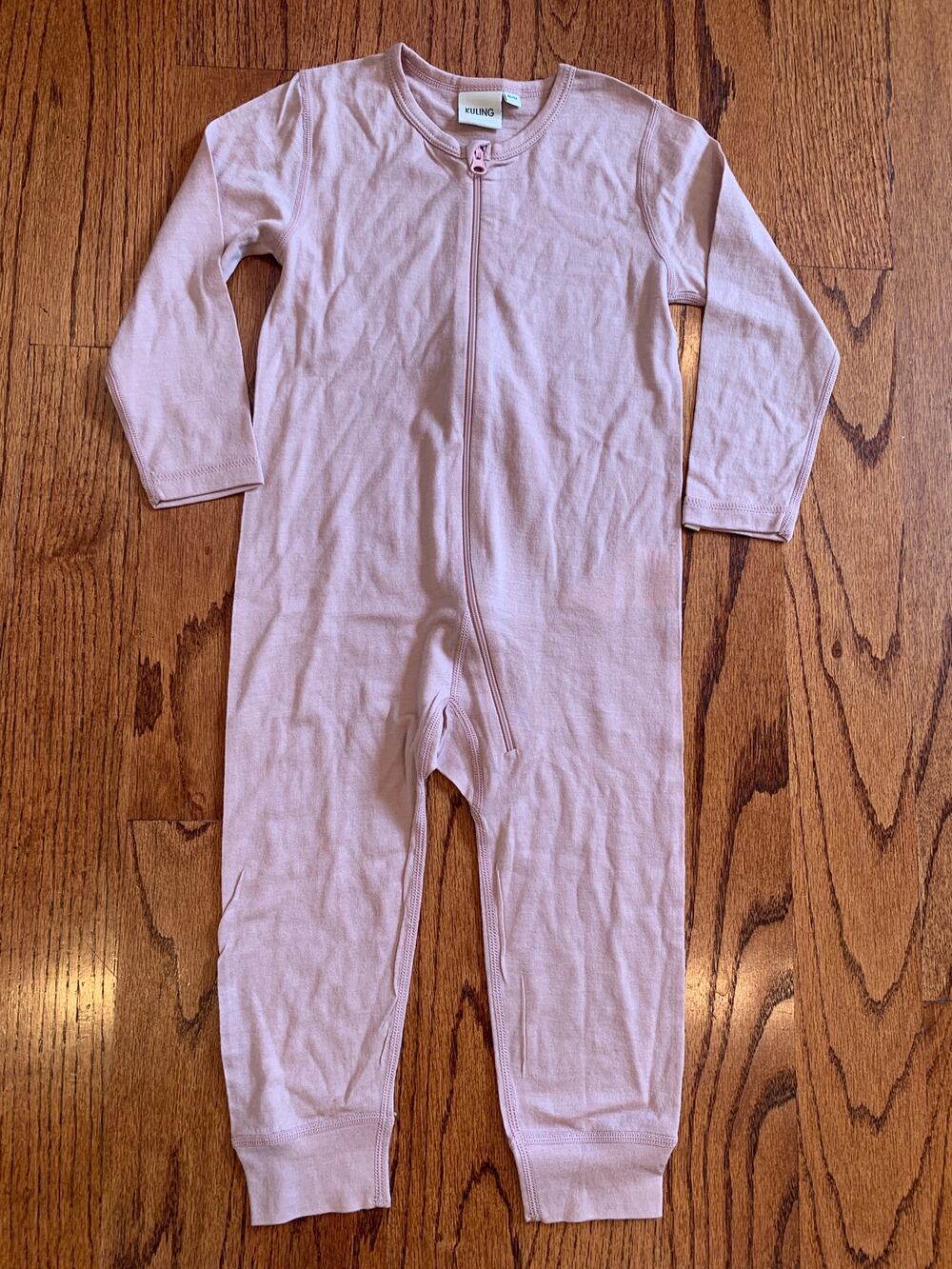 NWOT Kuling 100% Merino Wool Base Layer | Woody Rose Pink | 86-92 / 18-24 months